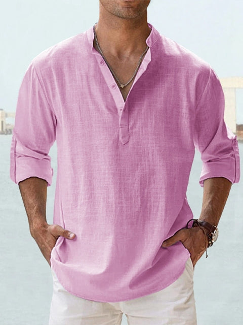 Camisa sin Cuello Arthur
