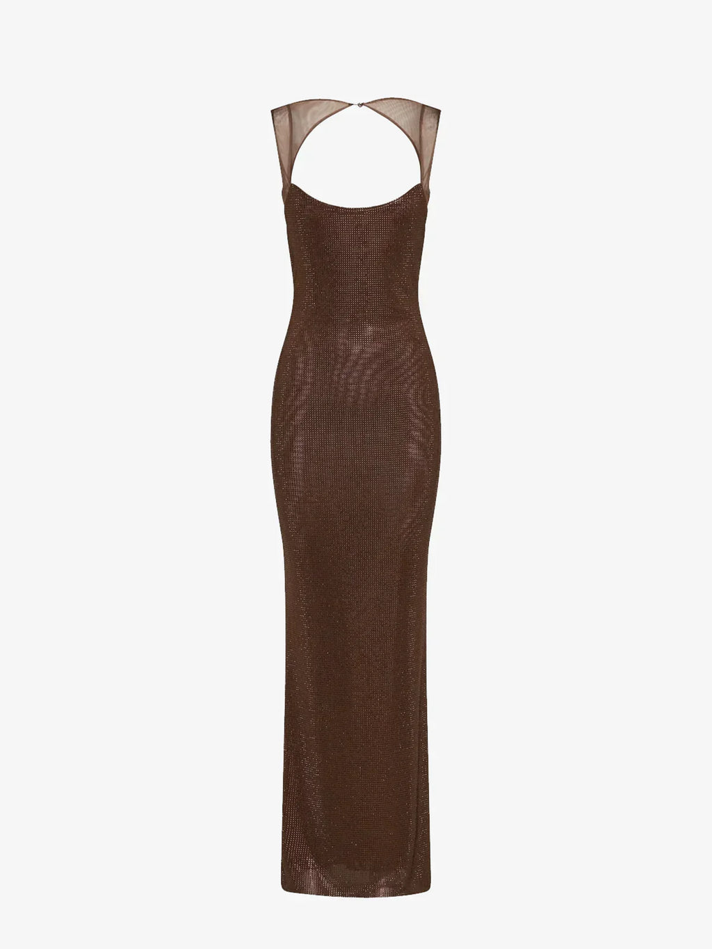 Elegante vestido largo de invitada de boda y de noche con lentejuelas y espalda descubierta | Maxi