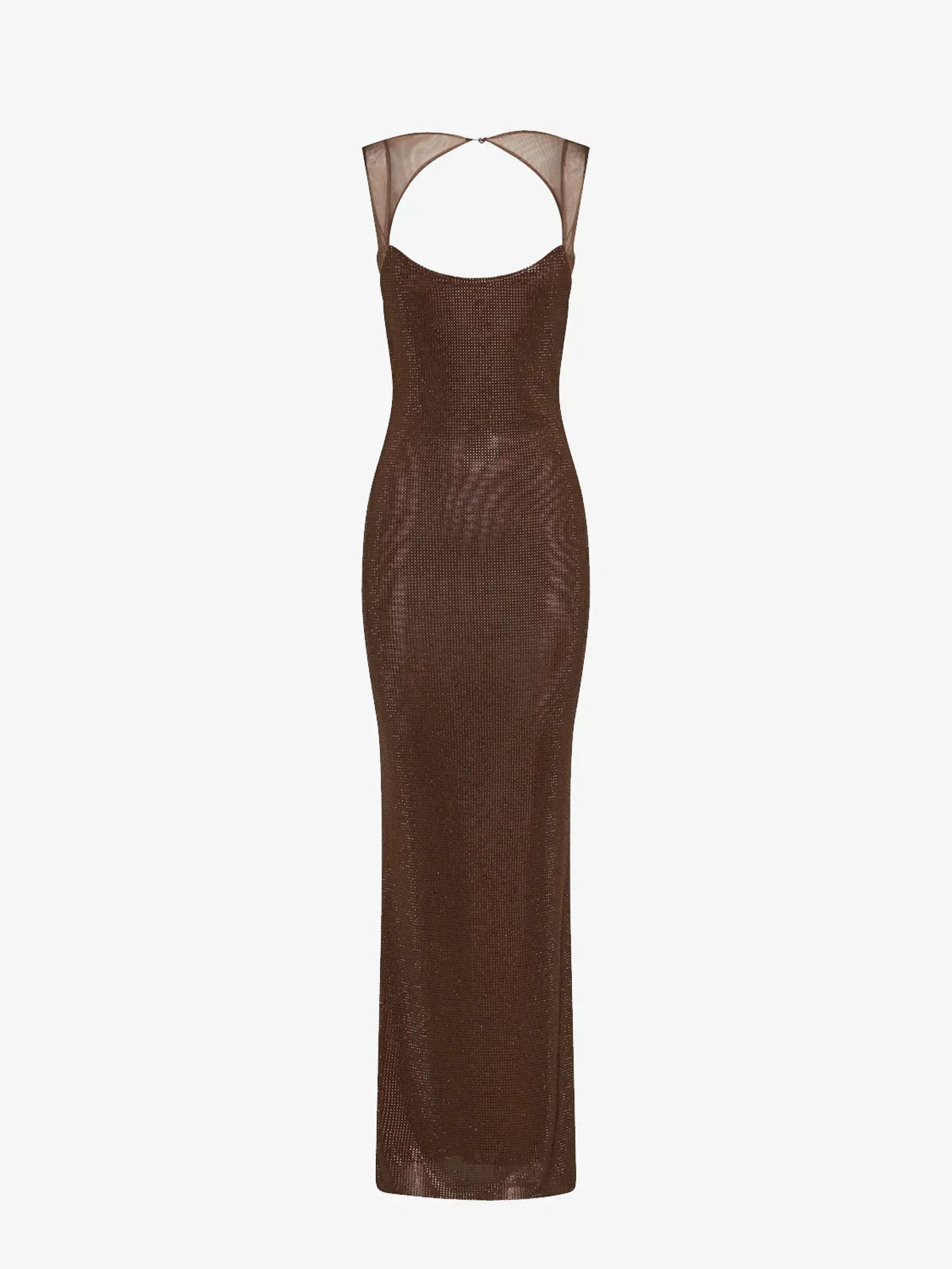 Elegante vestido largo de invitada de boda y de noche con lentejuelas y espalda descubierta | Maxi