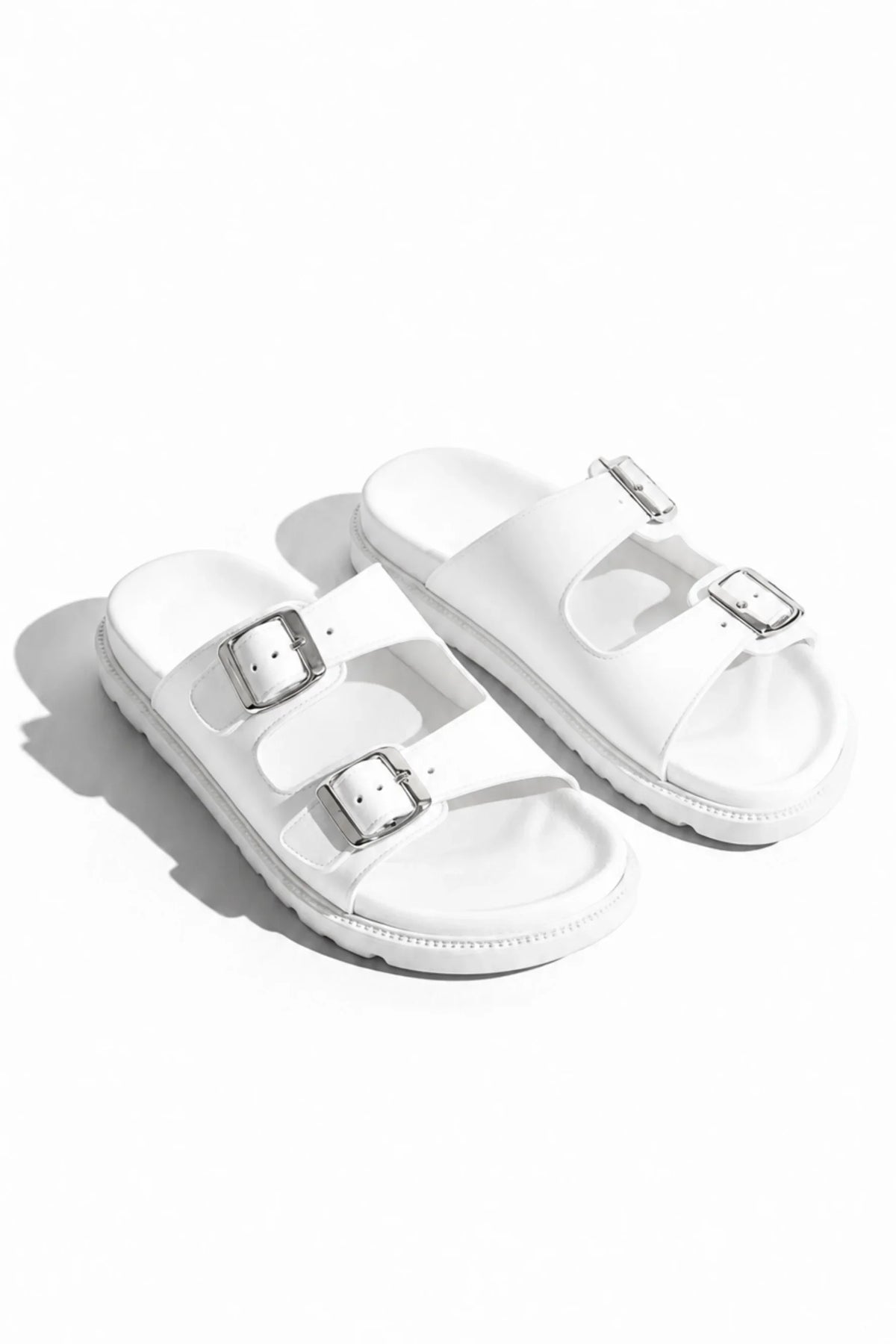 Sandalias Cómodas de Hebilla para el Día a Día Mocha